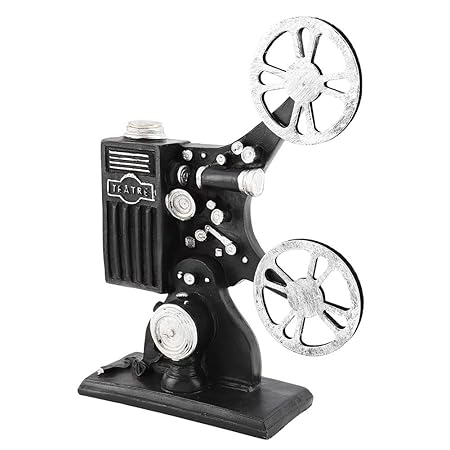 Durable Delicate Retro Easy to Use Vintage Film Projector Model, Film Projector Model, for Home Living Room for Shop Window