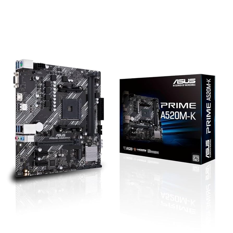 ASUS PRIME A520M-K ryzen 5350016GB の PC Amazon.com: ASUS Prime A520M-K AMD A520 Micro ATX : Electronics