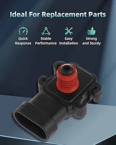 Miniatura 2 de SCITOO Sensor de presión absoluta colector AS59 2PCS apto para 2006 para Buick Allure 2005 para Buick LaCrosse