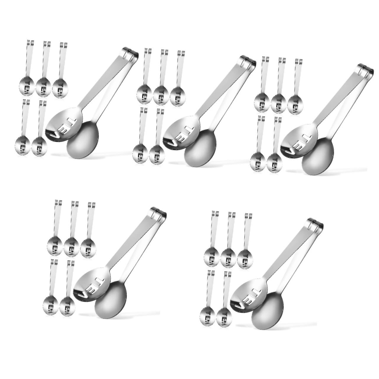 Alipis 5 Juegos Soporte De Té De Acero Inoxidable Pinzas Para Té Bolsas De Té Bola De Té Para Té Suelto Gancho Con Infusor Abrazadera De Alimentos Soporte Para Bolsitas De Té 6 Piezas * 5