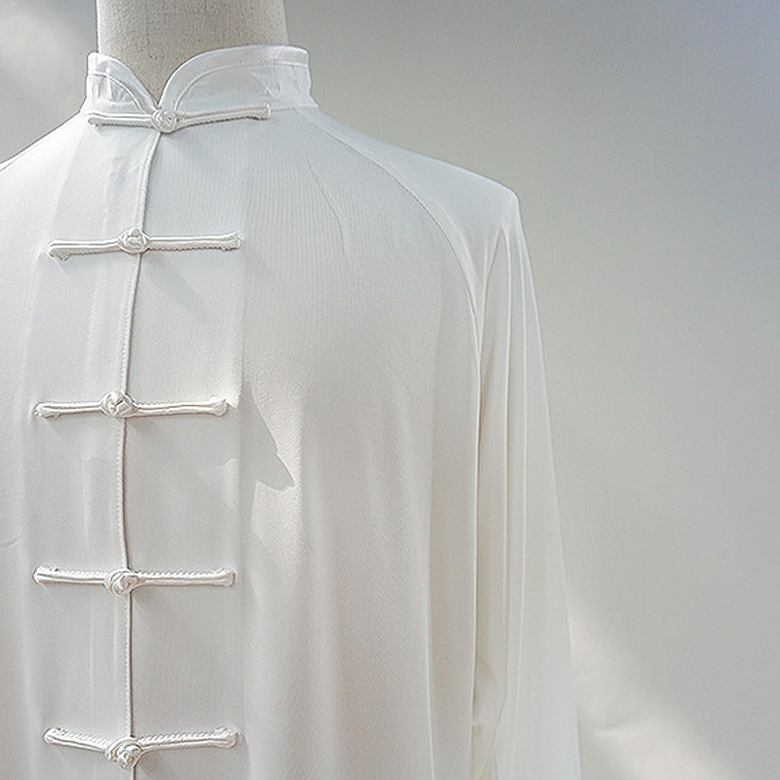 Uniforme de Tai Chi pour Femmes,Femme Homme Vêtements D’Arts Martiaux,Chinois Traditionnel Costume Tang Arts Martiaux,Tenues de Kung Fu,Fluide Et éLéGant,pour méditation Qigong Matinaux