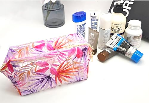 Miniatura 4 de Pequeña bolsa de cosméticos, bolsa de maquillaje transparente para la escuela, bonita bolsa de viaje para mujer, estuche organizador de maquillaje