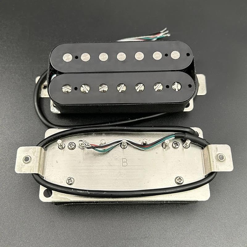 Części Gitar Elektrycznych Alnico 5 7-strunowy Przetwornik Humbucker Do Gitary Elektrycznej Z Cewką Rozdzielającą N-8.8K/B-14.2K Części Do Gitary(B+N)