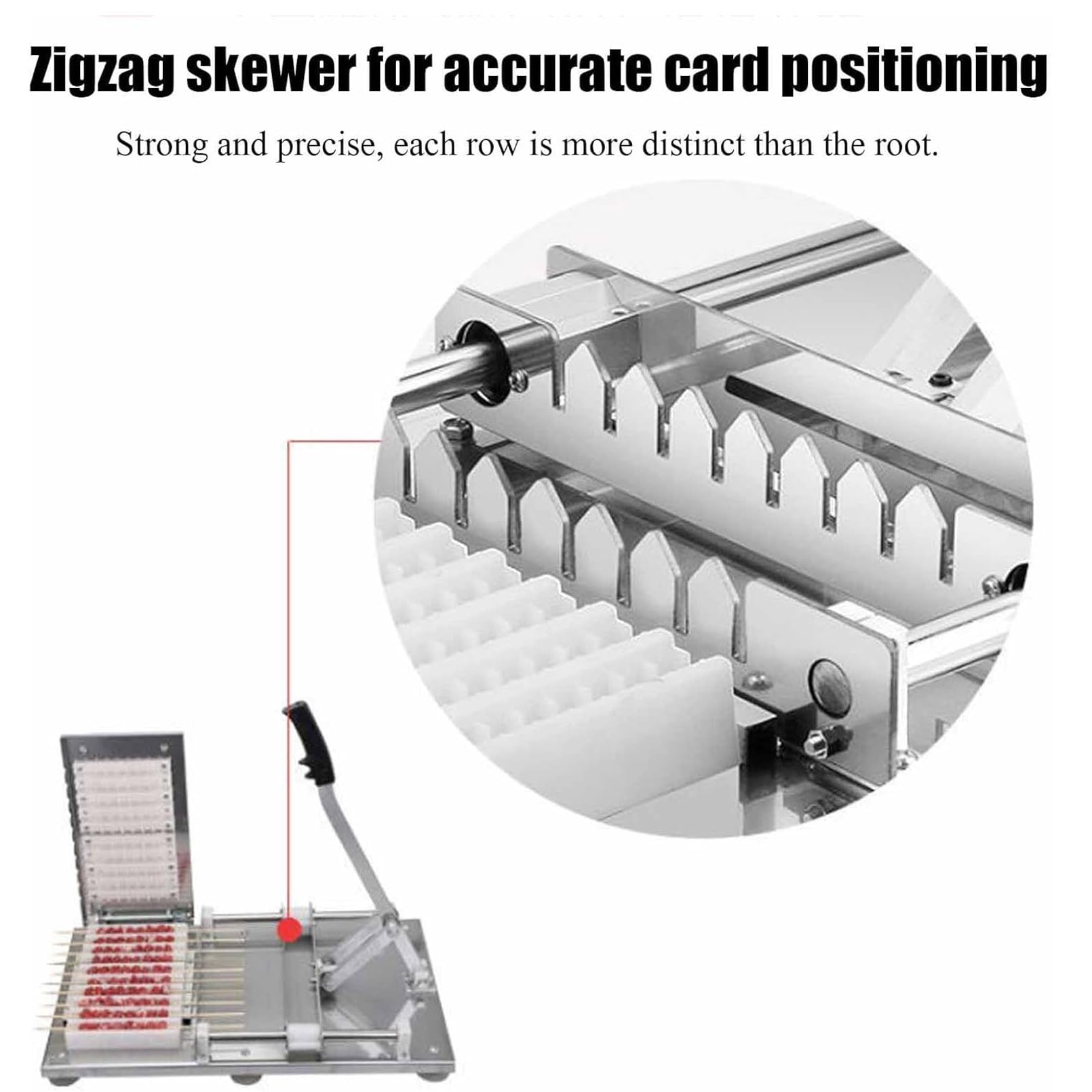 Máquina para Hacer brochetas y Pinchos de Carne de Acero Inoxidable con 2/4 Cajas de Molde para Barbacoa, Cocina, pícnics, Herramienta de pincho sin Esfuerzo 4templates