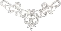 Vista 22 de PEARLY JUN Apliques de diamantes de imitación de plata con apliques de diamantes para vestidos, costura a mano, proyectos de manualidades, ropa
