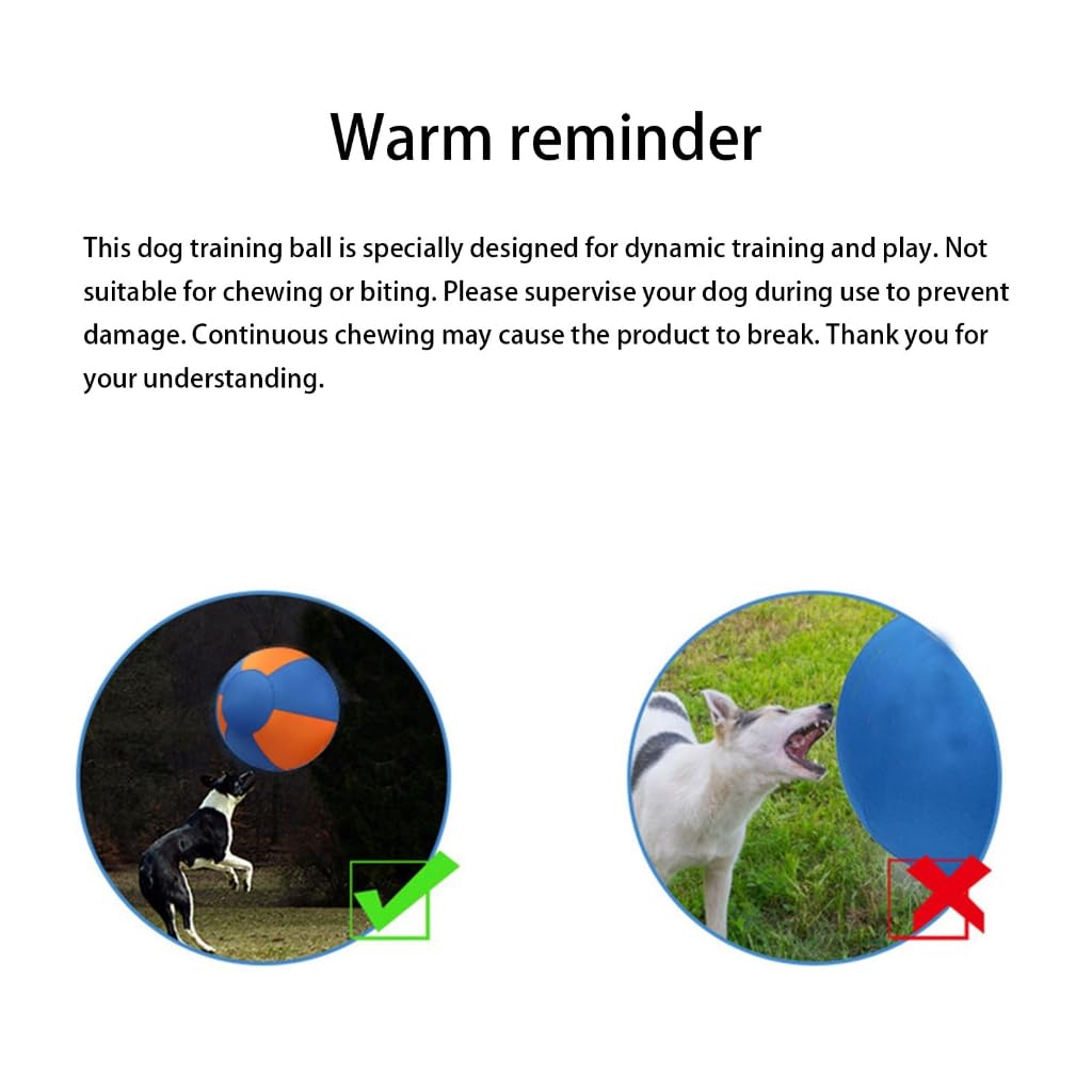 Balle d'élevage pour chien - Jouet rebondissant interactif pour bergers, corgis, collies