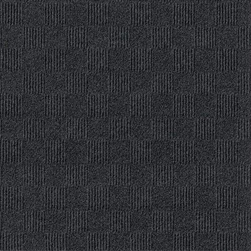 24"x 24" Carpet Tile Peel and Place - Crochet (Black) (60sq.ft.) 15 Tiles #1