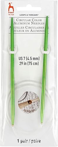 Vista 2 de Agujas de tejer circulares de 29 pulgadas. Loops & Threads®
