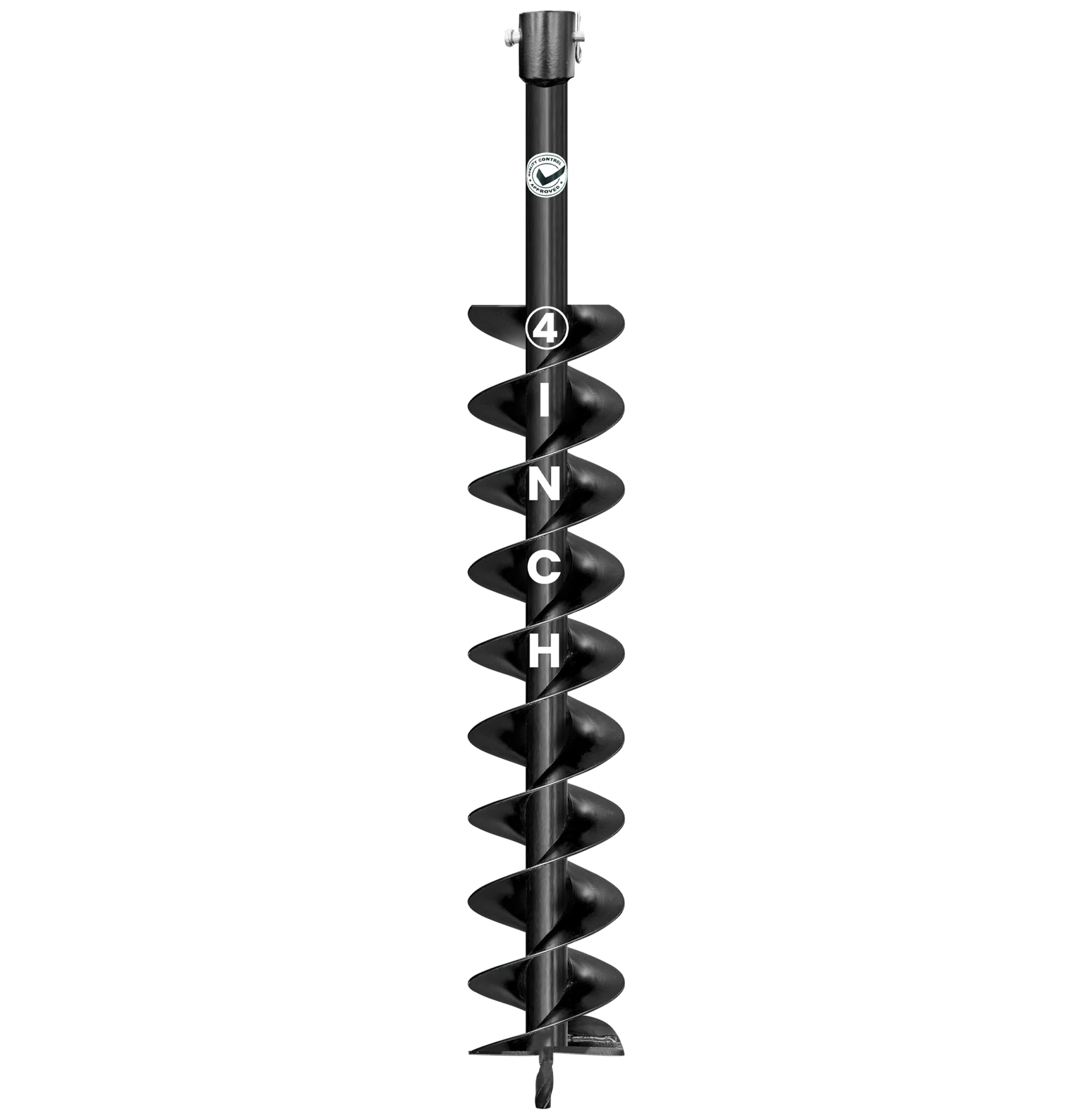 DVI Universal Double Spiral 4 Inch Earth Auger Drill Bit/Planter | Fit In Every Type of Earth Auger | Made With High Metal & ISI Approved Pipe For Durablity | For Digging Holes, Plantation.-image-34