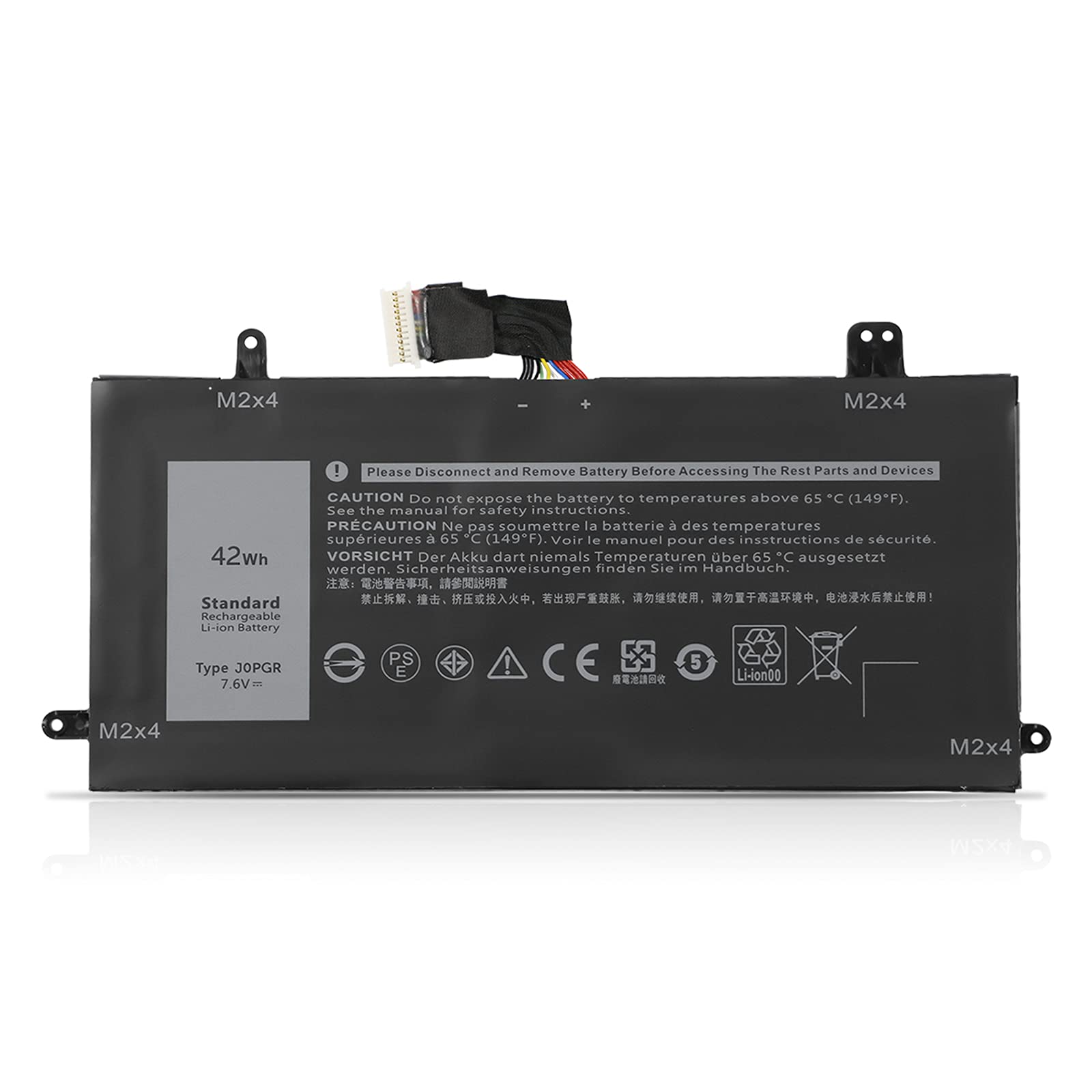 TIIANTE J0PGR Laptop Battery Replacement for Dell Latitude 12 5285 5290 2-in-1 Tablet Series Noteboo