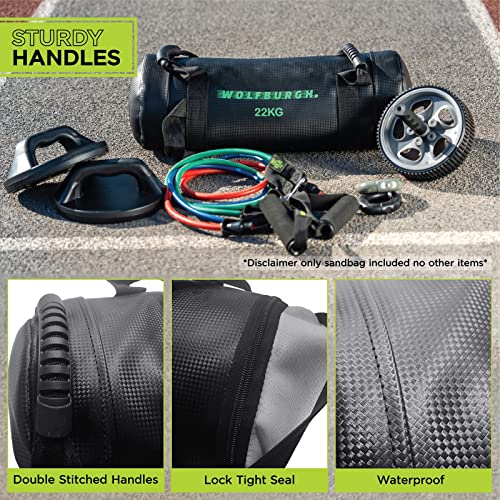 WOLFBURGH-485-LBS-SANDBAG-Fitness-PRE-Filled-with-Sand-for-SANDBAG-Workout-Sand-Bag-Weights-Weight-Bag-Sand-Bags-Fitness