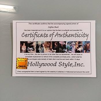 ソフィア・リッチー直筆サイン入り超大型写真 Amazon.co.jp: ソフィア ブッシュ直筆サイン入り超 大型写真