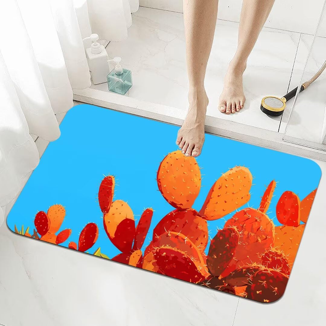Badezimmerteppich Groß Schnelltrocknend Badteppich 160x230cm Rutschfester Badematte Tropical Absorbierender Duschvorleger Waschbar Badvorleger Bath Bathroom Mat Fußmatten Toilette Badewanne 5-1164