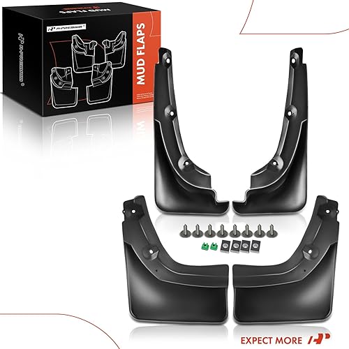 Miniatura 8 de A-Premium Juego de 4 solapas de barro, protectores de salpicaduras, guardabarros con kits de herrajes, accesorios compatibles con Toyota RAV4,