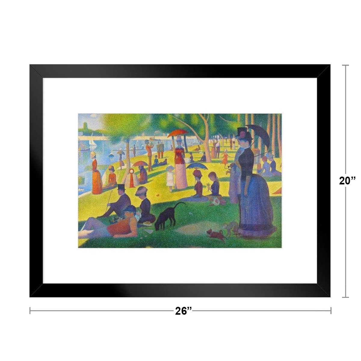Amazon.co.jp: Georges Seurat Sunday Afternoon on島のLa Grande