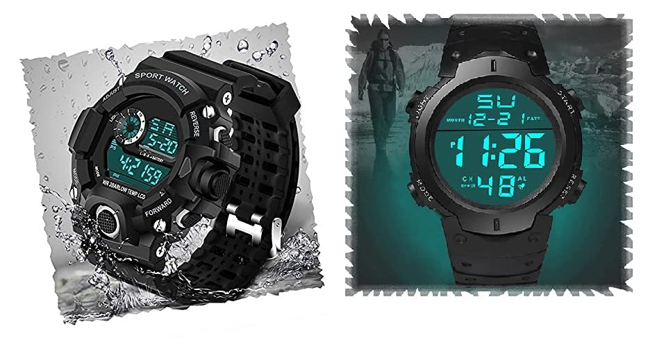 SELLORIA Brand A taymex Digital Watch Shockproof Multi-Functional Automatic Black Strap Waterproof Digital Sports Watch for Mens Kids Watch for Boys - Watch for Men Pack of 1 (B0BFBQY2Y2) Amazon Price History, Amazon Price Tracker