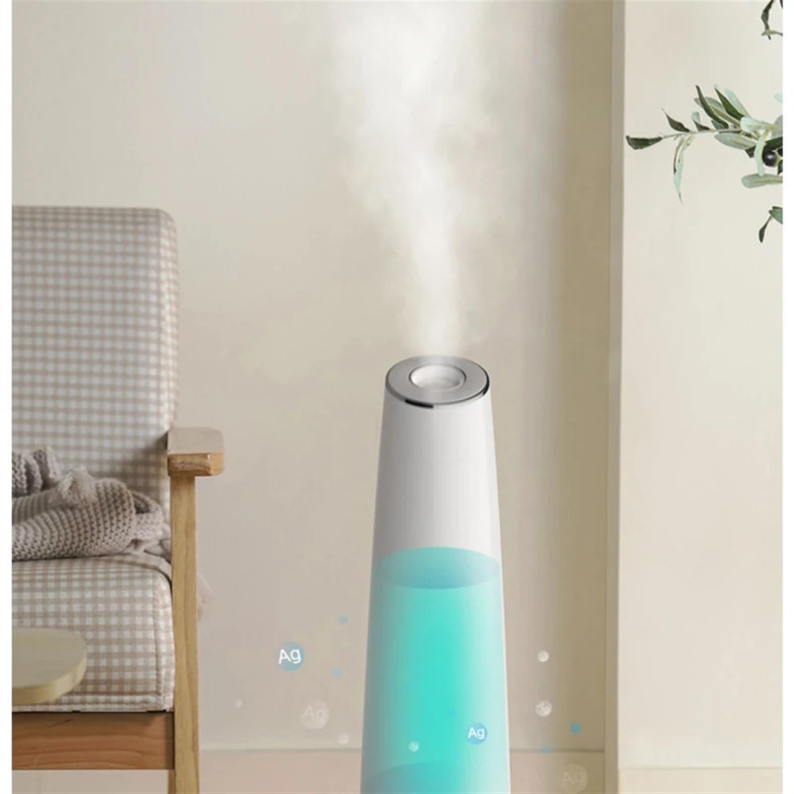 Umidificatore Umidificatore da Pavimento Domestico Basso Rumore Grande capacità Camera da Letto Soggiorno Nebbia Pesante Spruzzatore d'Aria purificato Nebulizzatore Umidificatore Silenzioso