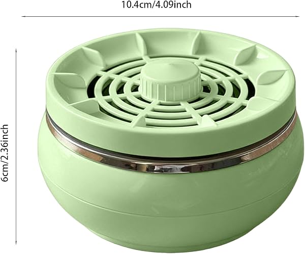 Fruit and Vegetable Washing small Portable Household Machine Food Purifier Waterproof Portable Long-Lasting Multifunctional Washer for Home Kitchen Cooking Grain Rice Seafood (White-1PC) - 3