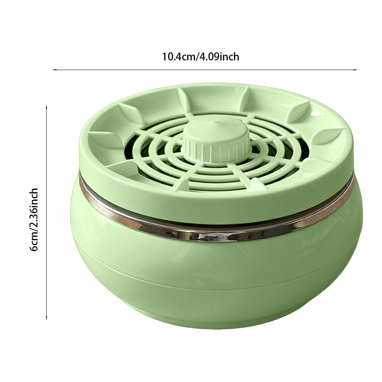 Fruit and Vegetable Washing small Portable Household Machine Food Purifier Waterproof Portable Long-Lasting Multifunctional Washer for Home Kitchen Cooking Grain Rice Seafood (White-1PC) - 3