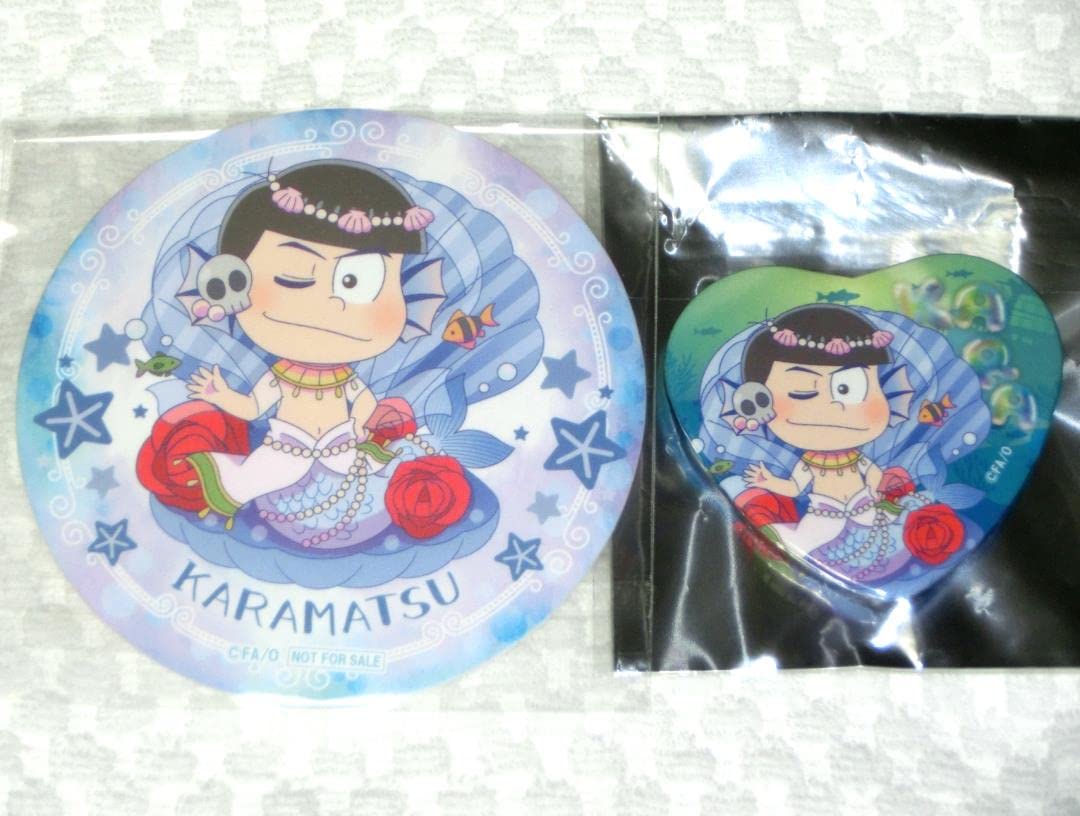 おそ松さんカラ松ジャージメイド缶バッジコースター