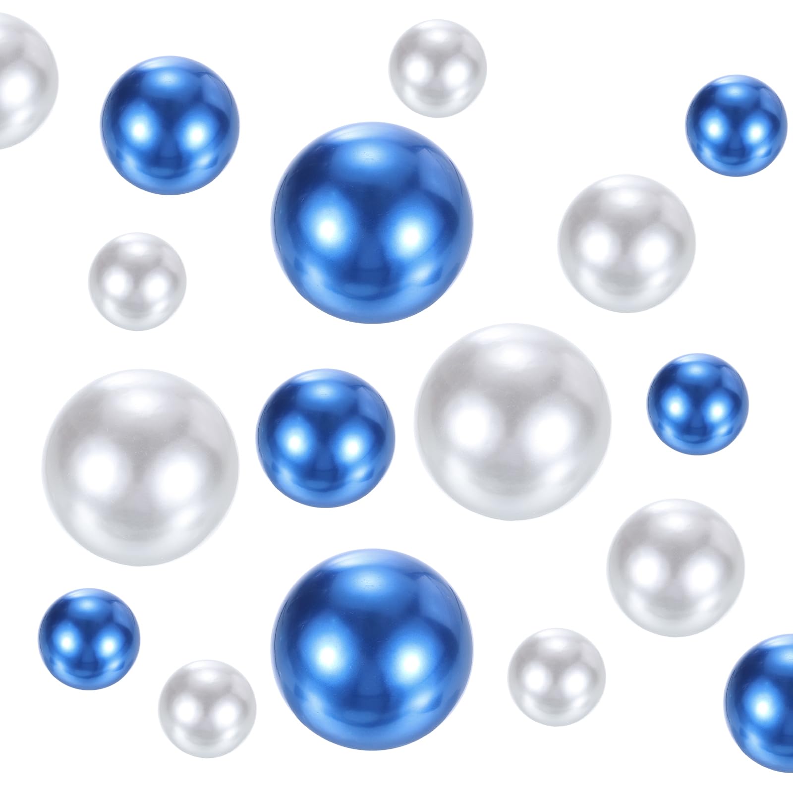 Perlas artificiales flotantes azules para jarrones y centros de mesa DIY