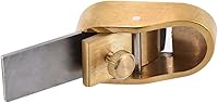 Vista 3 de Convex Curved Sole Woodworking Plane Cutter Brass Luthier Tool for Violin Viola Cello Wooden Instrument