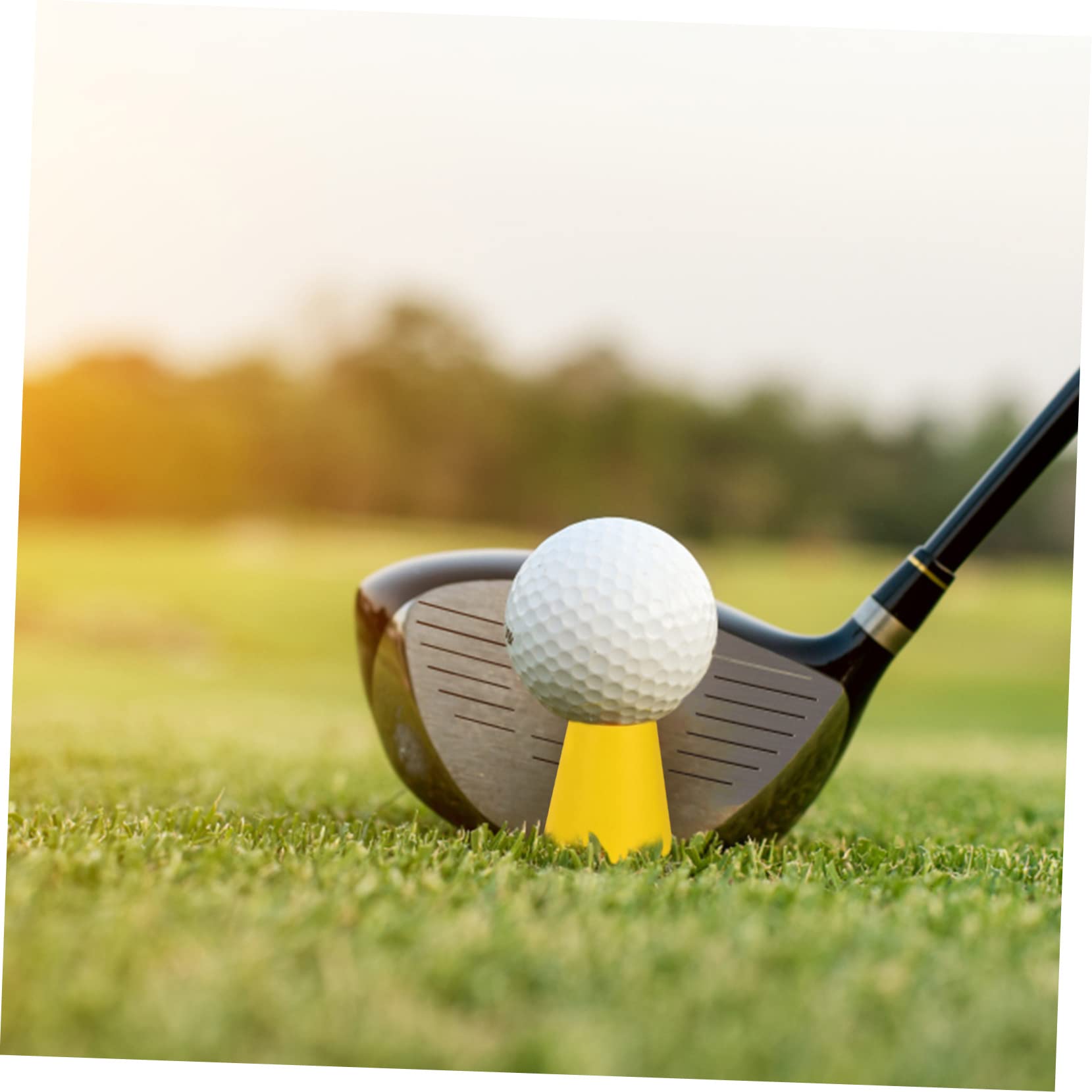 YARNOW Soporte De Golf Capacitación Largo Castillo De Tees De Golf Titulares Camisetas De Campo De Golf Flexible Práctica De Colores Tamaño Caucho