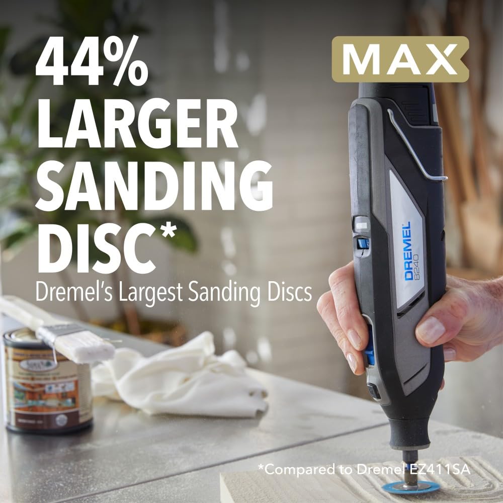Dremel Max Life EZ411HP - Dischi abrasivi per utensili rotanti, grana 60, 3 pezzi