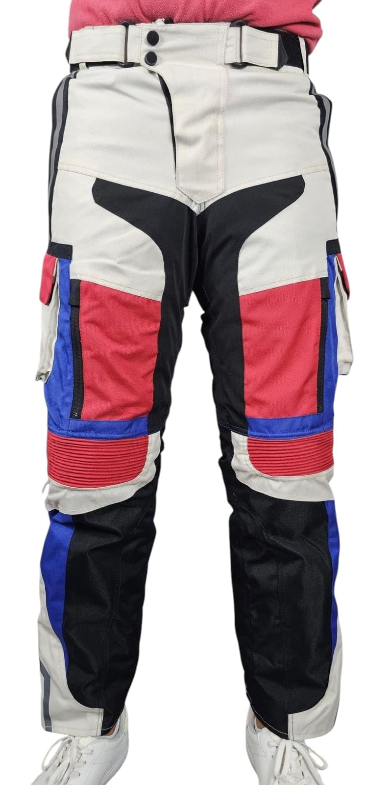 WinNet Completo tuta moto in cordura giacca e pantaloni per turismo