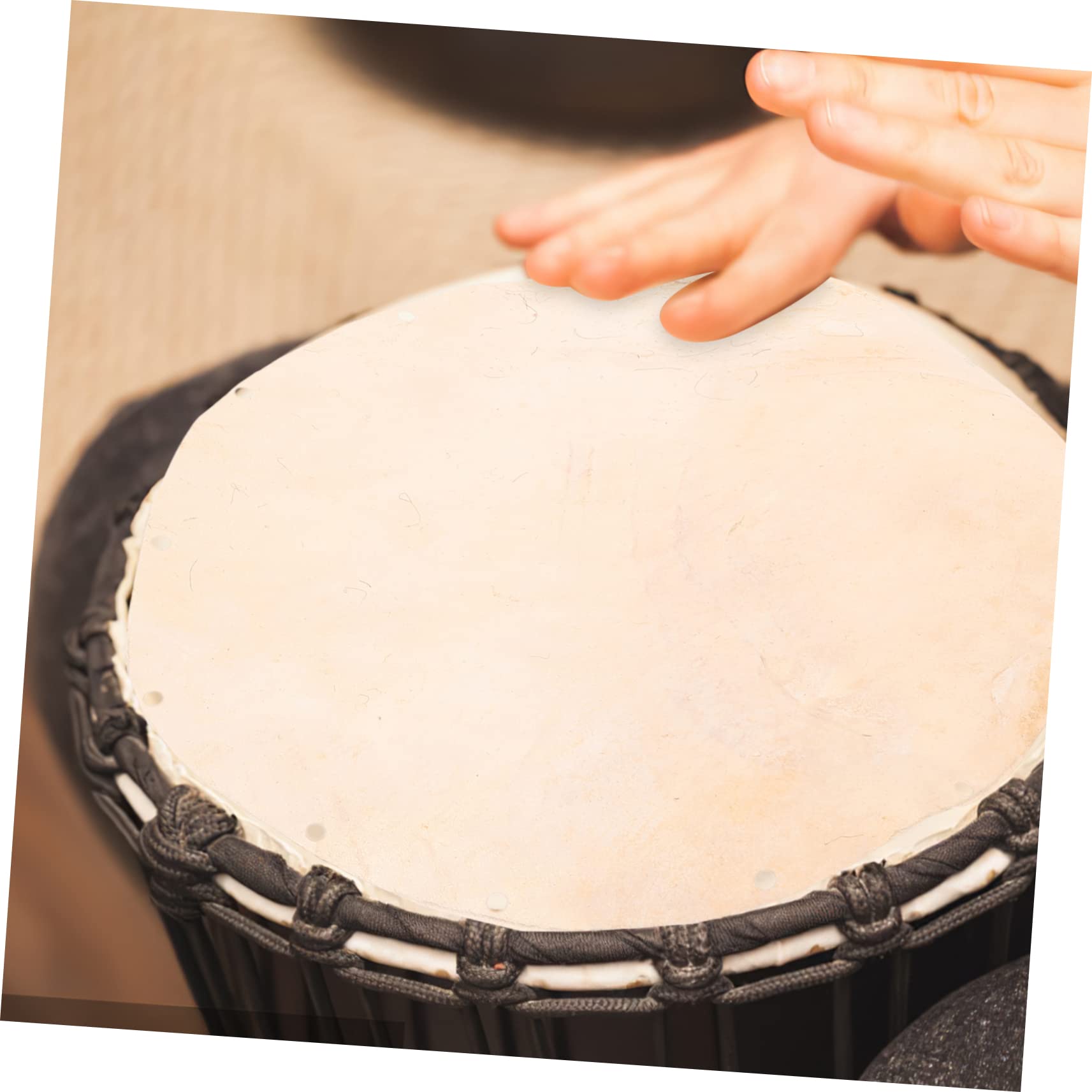 Abaodam 3piezas Cabezal De De De Natural Para Reemplazo De Doumbek De Instalar Para Percusión y Aprendizaje Musical