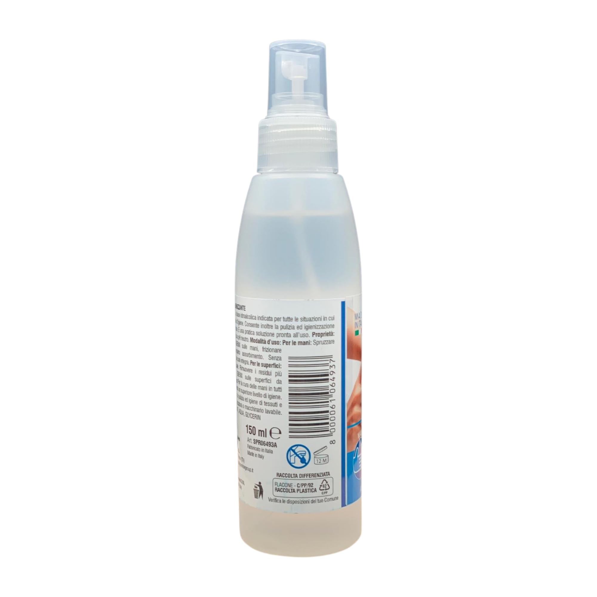 SET 3 VEGETALE SAPONARIA LAVATRICE 1 LT + IGIENIZZANTE SPRAY 150 ML.
