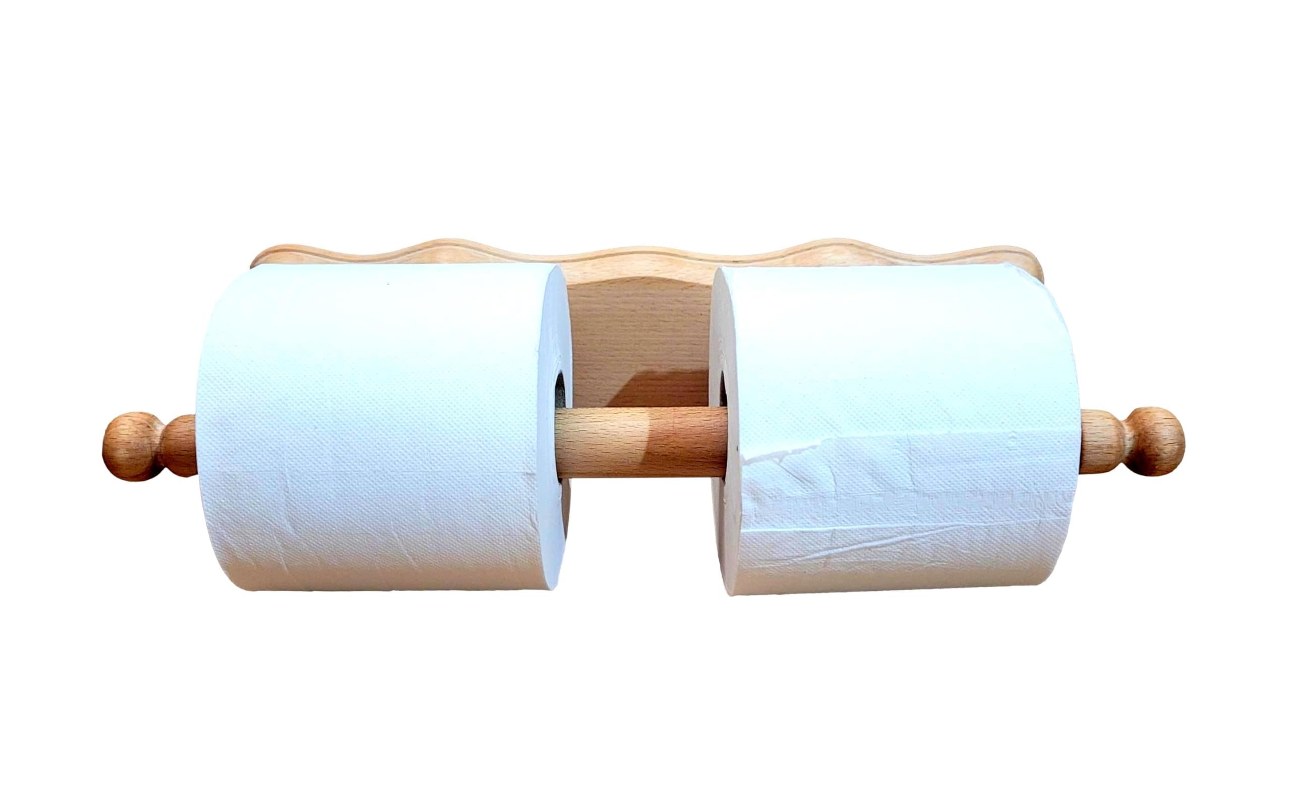 NUOVO CUCINA PORTAROTOLO FAGGIO LEGNO MURO FOGLIO ROTOLO ASCIUGAMANO DI CARTA DISTRIBUTORE – CHIARO