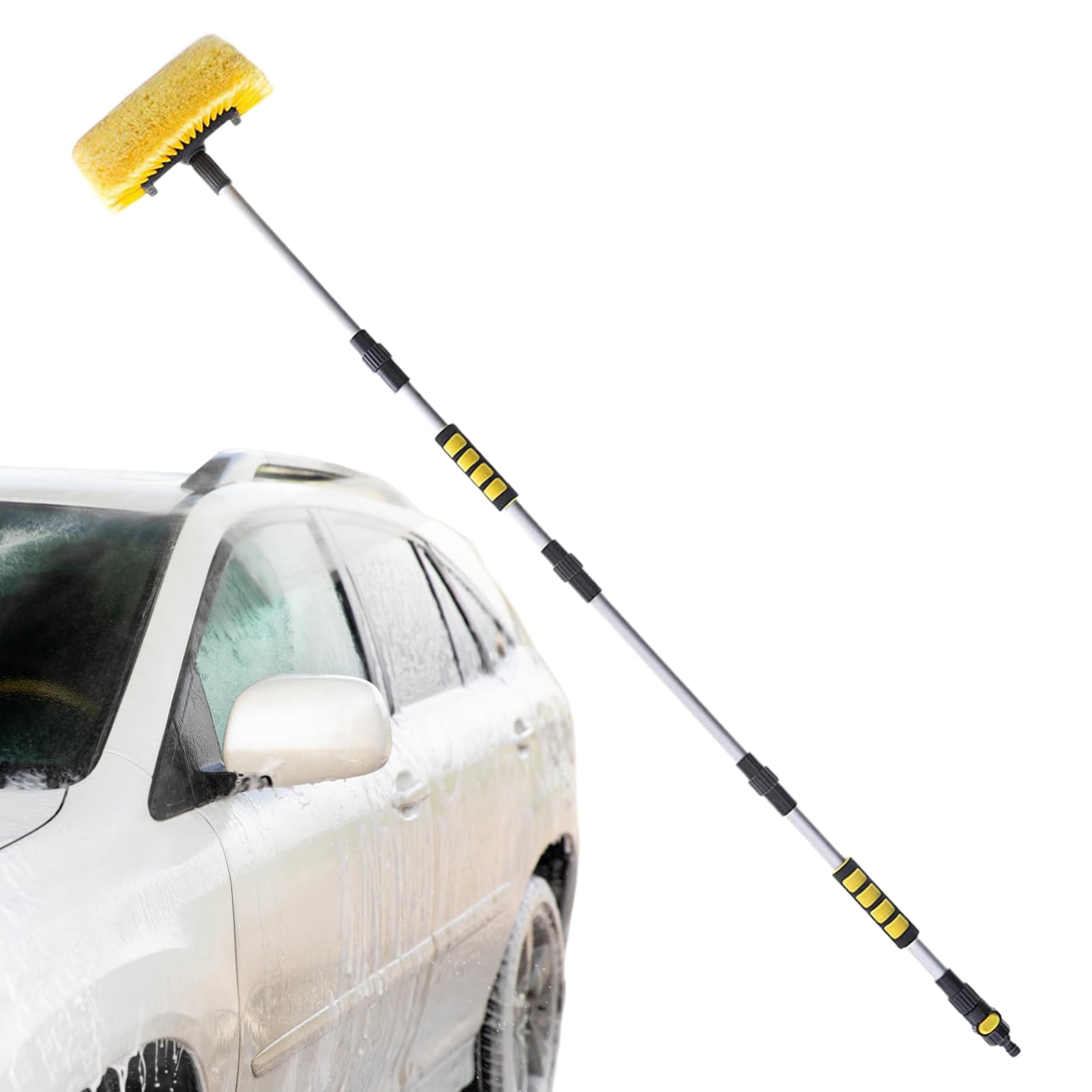 Générique Brosse de Lavage de Voiture,Tête de Brosse de Nettoyage de | Voiture à Poils Souples - Brosse de Lavage de Bateau de Camion de, Brosse de de pour, Camping-Car, SUV, Camion