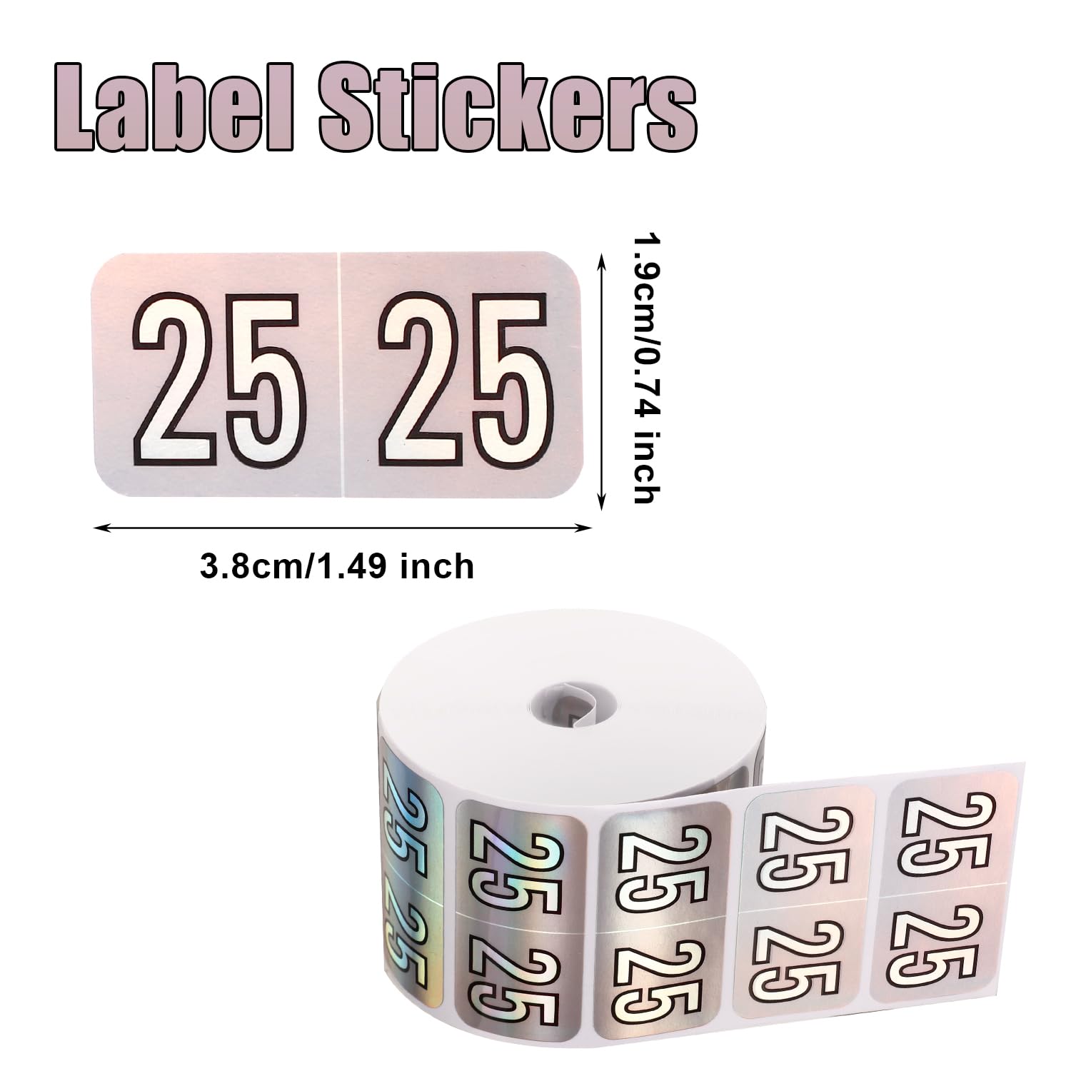 500pcs 2025 Year Stickers - Image 2