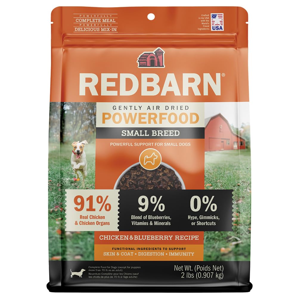 Redbarn Powerfood Air Dried Dog Food for Small Breeds