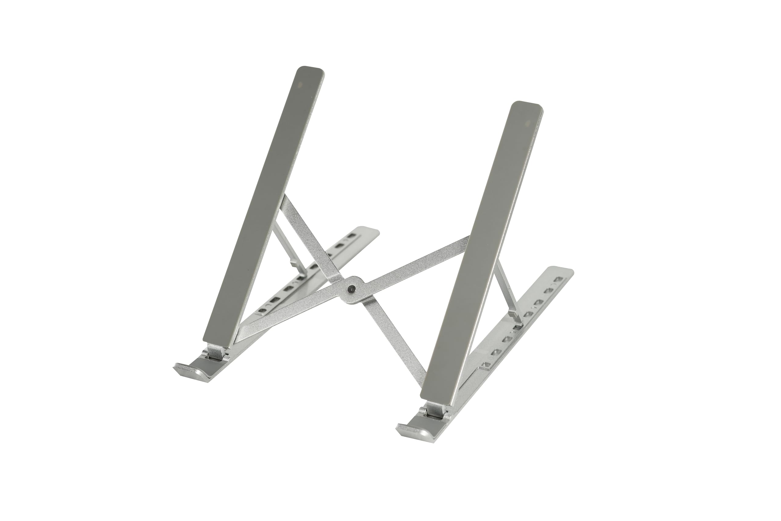 Supporto PC Portatile, Alluminio 8 Livelli Regolabile & Raffreddamento Porta PC Laptop Stand per Computer Portatili e Tablet 10-17.3" Tablet (Grigio)