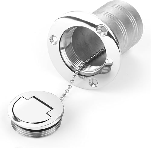 Atibin Cubierta de llenado de combustible de hardware de acero marino Tapa de gas de acero marino Tapa de cubierta de combustible inoxidable diesel