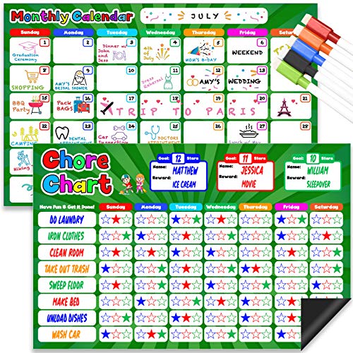 Buy Chore Chart And Monthly Set Magnetic Dry Erase Set For Kids 11 buy-chore-chart-and-monthly-set-magnetic-dry-erase-set-for-kids-11