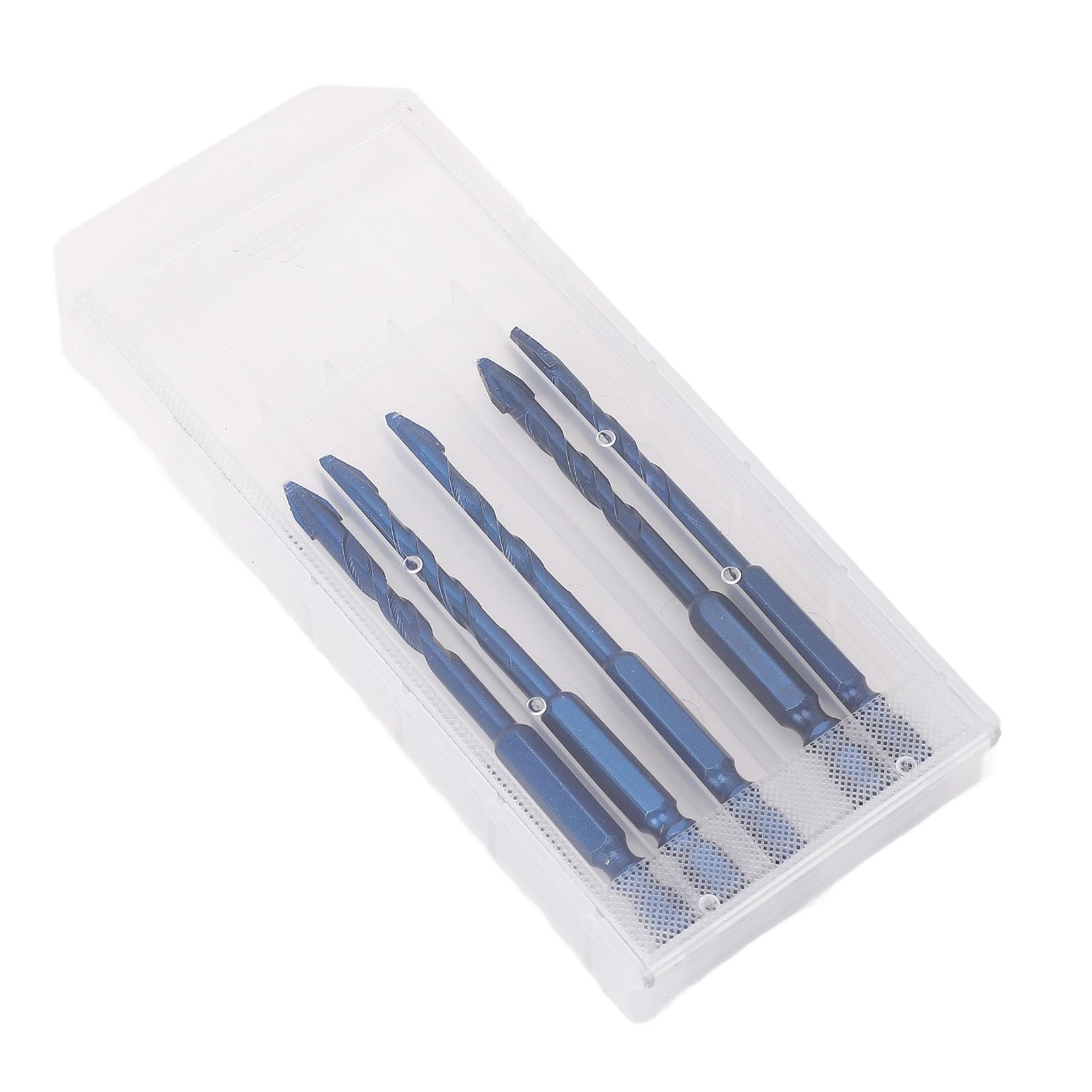 Respicefinem 5 Pcs 6mm Eccentric Drill Bit with 1/4in Hex Shank Made of Tungsten Steel Suitable for Masonry Concrete Cement and Various Other Materials