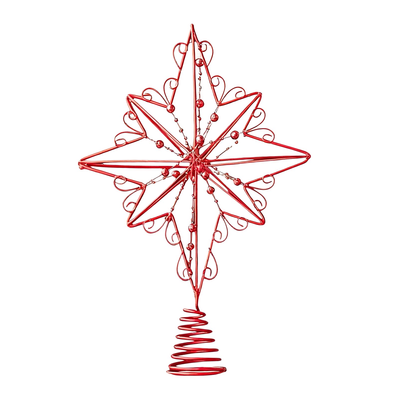 Tsophreniq Metal Irregular Tree Toppers Easy Install Star Christmas Tree Top Ornament Stylish Home Decoration Accessories Christmas Toppers