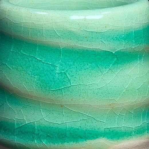 Penguin Pottery - Nantucket Series - Mint - Low Fire Glaze Cone 06-04 for Low Fire Clay - Ceramic Glaze Pottery (1 Pint | 16 oz | 473 ml)