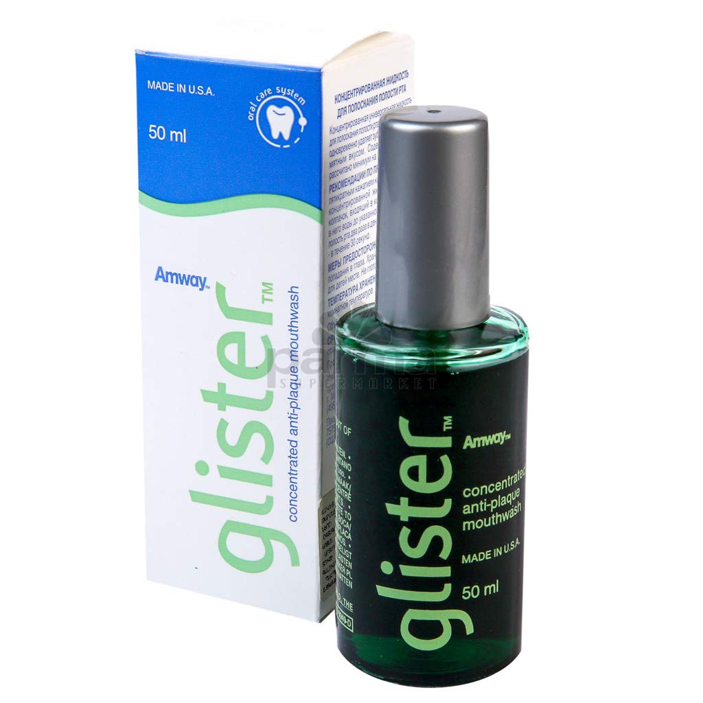 Amway Glister - Enjuague bucal concentrado de 50 ml (100 enjuagues) … (2)**G