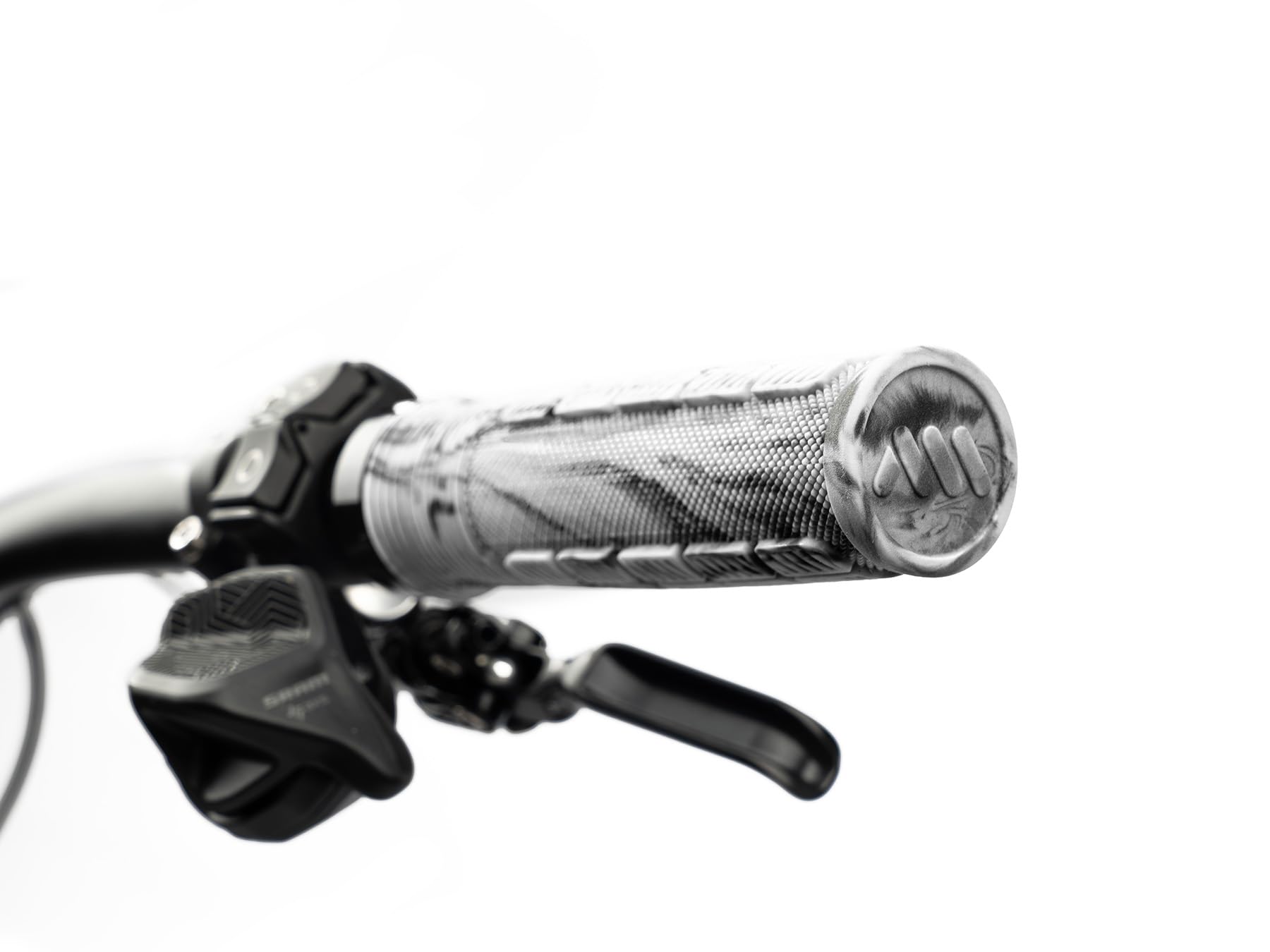 Poignée VTT AMS Rise Haut de Gamme Confortable antidérapante Lock-on Micro-Diamond Trail Enduro