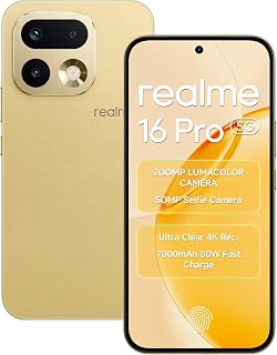 Realme 16 Pro 5G Smartphone 12GB RAM 256GB ROM 6.78 inch 144Hz AMOLED Display, 7000mAh Battery 80W Ultra Charge, 200MP AI ... Price In India