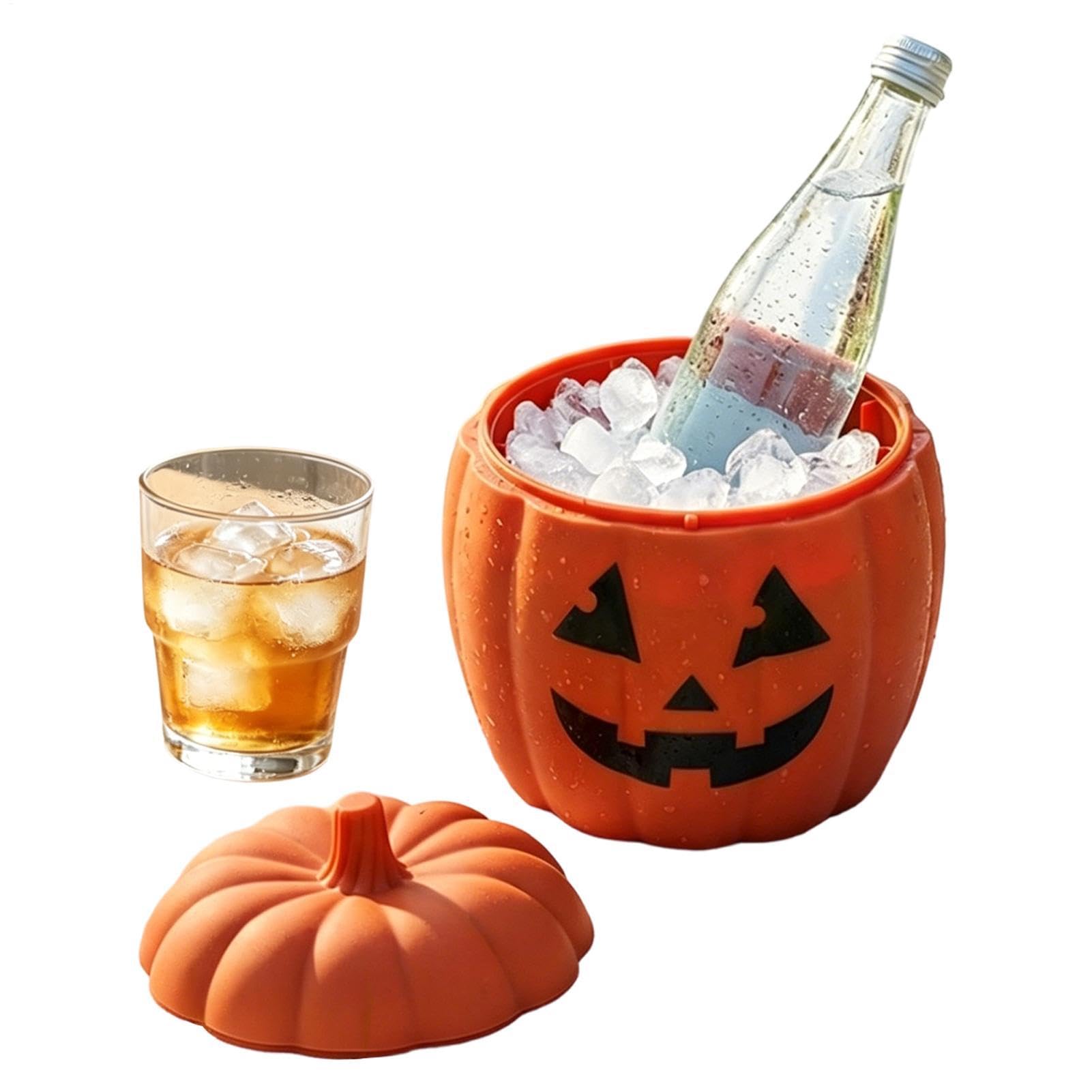 Cubo de hielo para barra de cóctel Calabaza Ghost Cooling Contenedor Ice