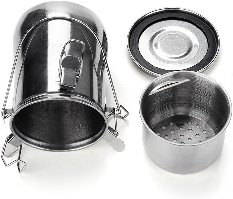 Arrtx Portable Stainless Steel Leak-Proof Premium Brush Washer with Lid and Filter Screen