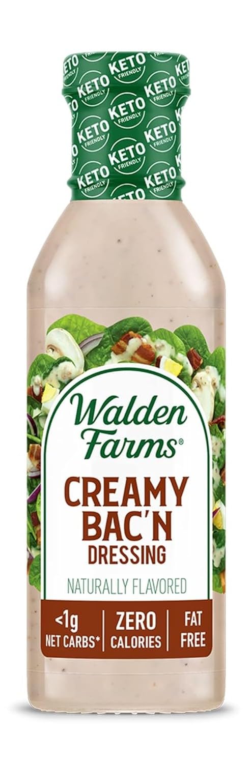 Walden Farms 355ml Creamy Bacon Calorie Free Salad Dressing