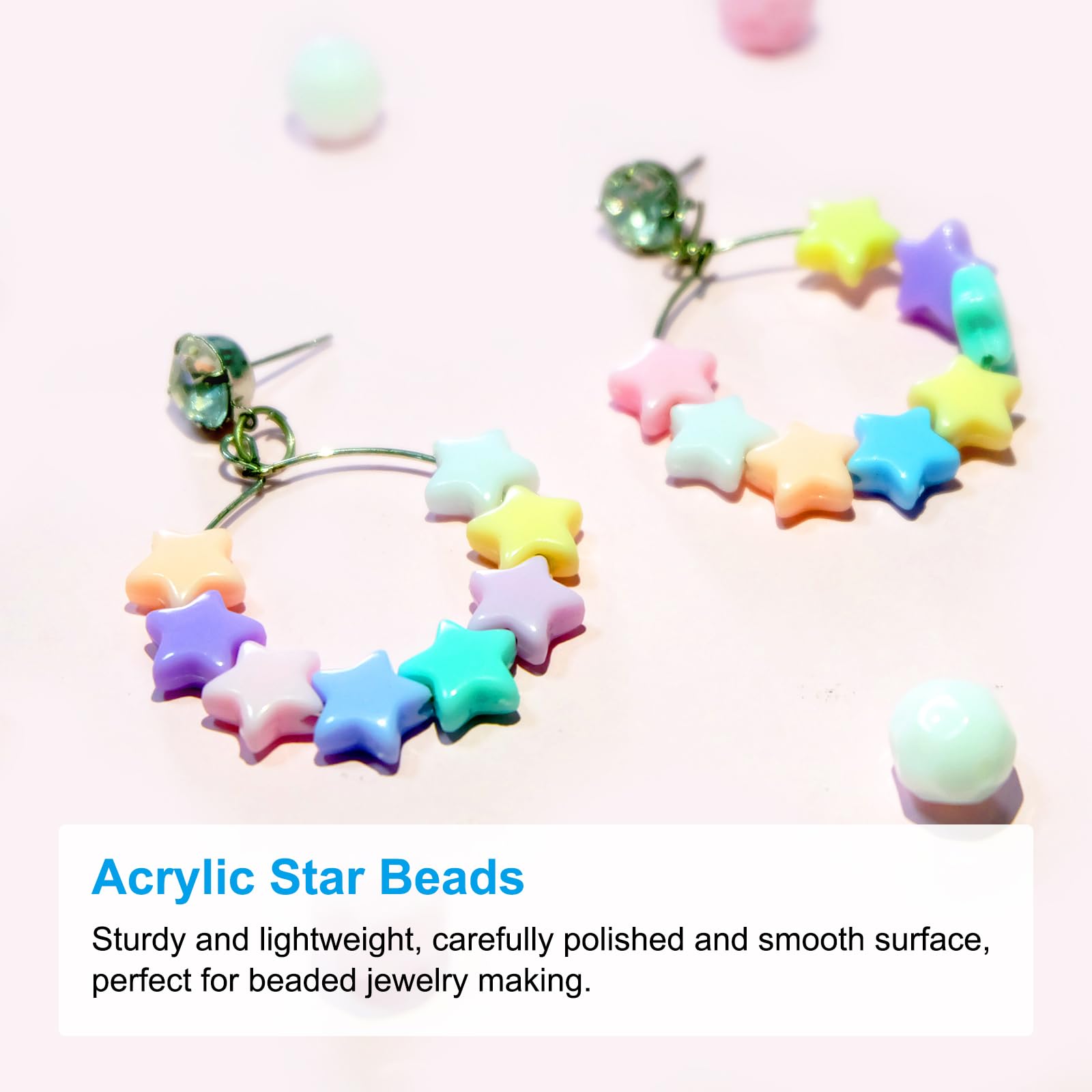 PATIKIL Acrylic Star Beads - Image 3