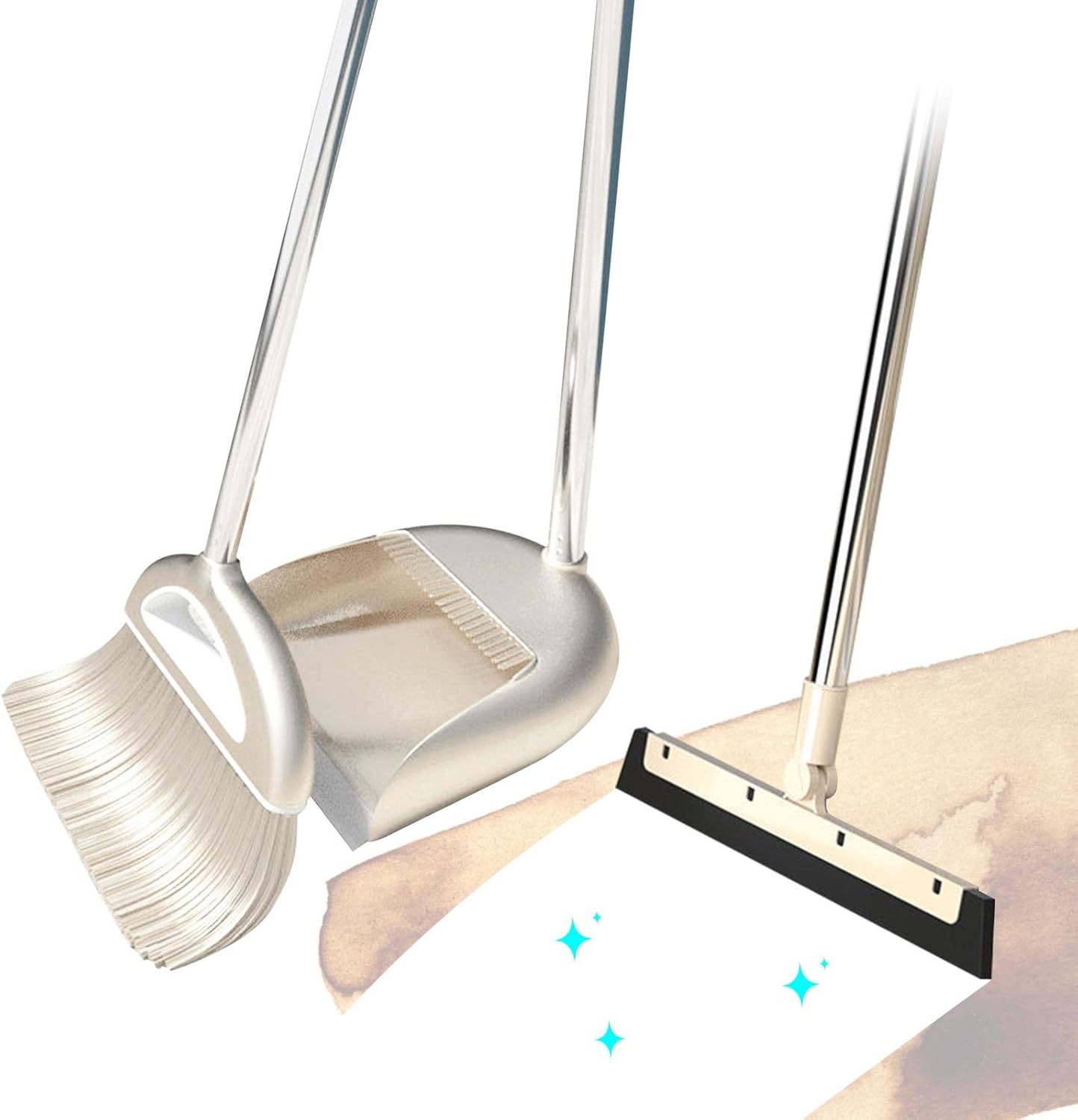 Shenbo Broom and Dustpan Set Dust Pan and Broom with Long Handle