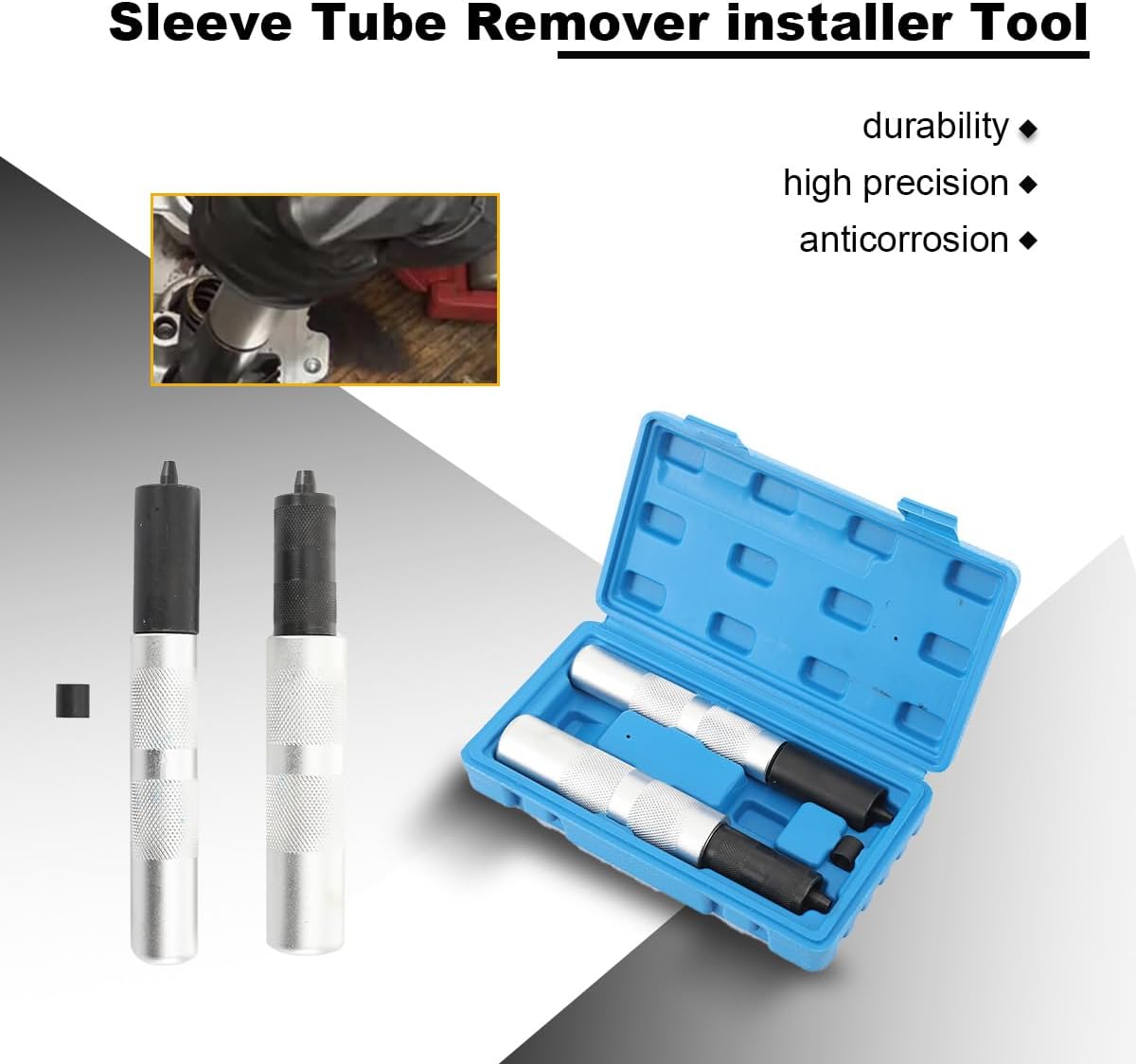 36050 Valve Keeper Remover and Installer Tool Kit Valve Spring Compressor & Retainer Removal and Install Tool for Most Overhead Valve Engines, Valve Stems from 4.5 to 7.5 mm and 5/16" to 3/8"